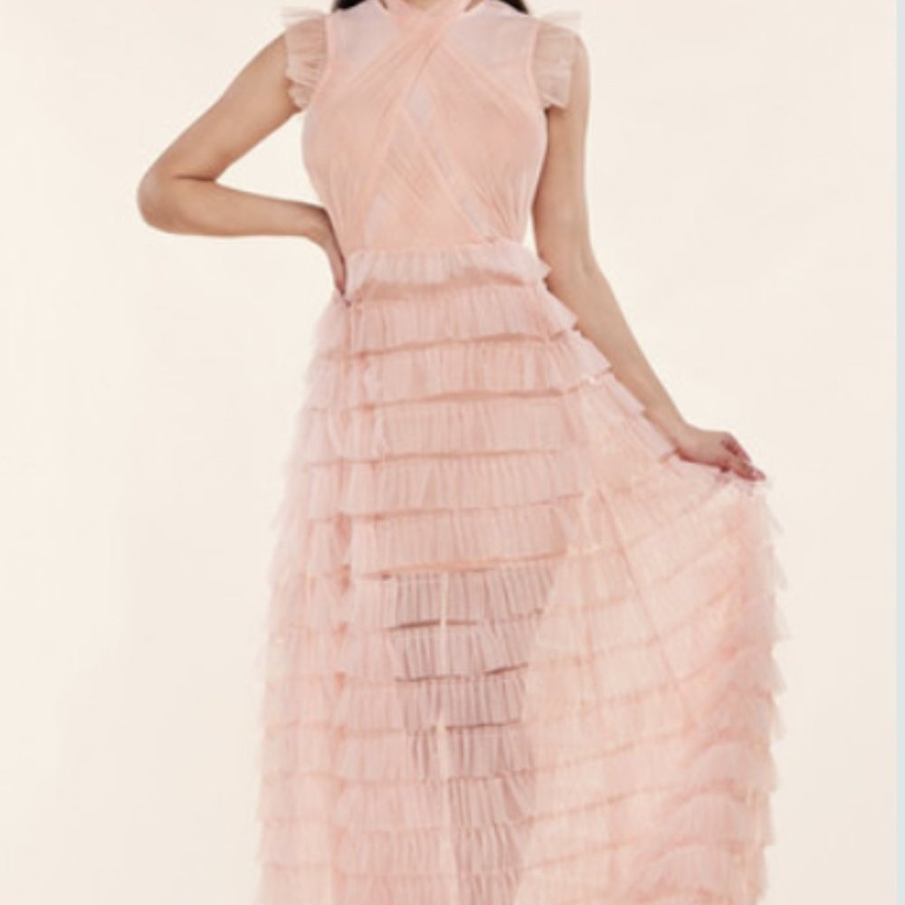 Frills & Thrills, Color: soft pink, Size: Small Medium, Large